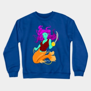 Anne the Pirate Mermaid Crewneck Sweatshirt